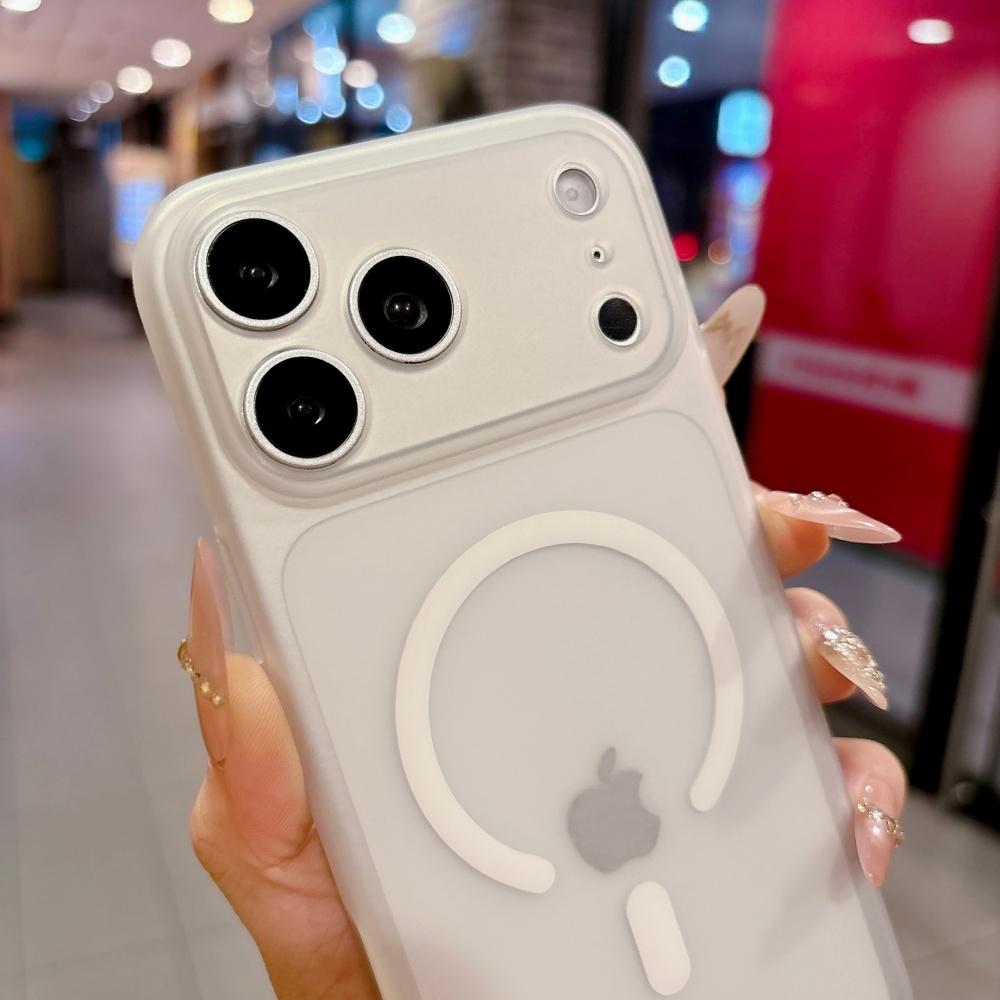 Frosted Soft TPU For Magsafe Phone Case For iPhone 17 Air 16 15 14 13 12 11 Pro Max Wireless Charge Magnetic Bumper Cover