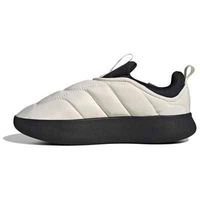 Adipuff Anti-Slip Wear-Resistant Low-Top Casual Shoes Unisex Ecru Sneakers JP7712