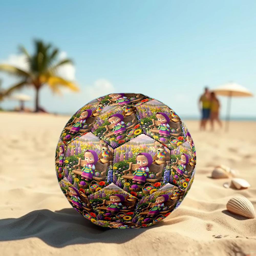Animazione a cartoni animati Dimensioni di stampa 5 Pallone da calcio, Pallone da calcio standard per partite sportive e allenamenti di squadra, Regalo ideale per i tifosi di calcio