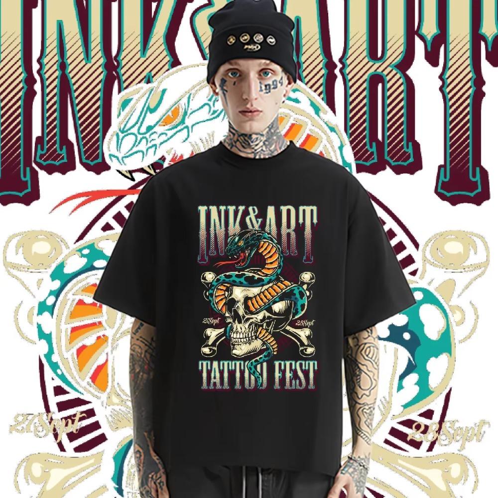 Cobra T-shirt Oversize Loose Tees Classic Vintage Hip Hop T Shirt Design Special Cotton Tshirt Outdoor Style Unisex Clothes