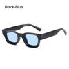Trendy Thick Square Sunglasses Chunky Beach/Travel/Streetwear Rectangle Shades UV400 Protection Eyewear for Women & Men