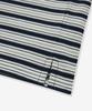 COVERNAT WOMAN Striped Collar Long Sleeve Navy
