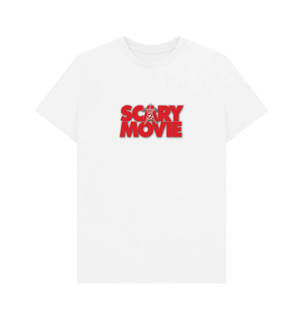 PREMIUM OFFICIAL Scary Movie Scary Movie Official Movie Graphic White T-Shirt