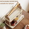 2026 Spring New Multifunctional Coffee Cup Storage Rack Kitchen Seasoning Bottle Cosmetic Storage Living Room Desktop Decoration