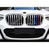 For BMW X3 2018-2024 ABS 3-Color Front Grille Grill Inserts Ring Strip Trim 3PCS