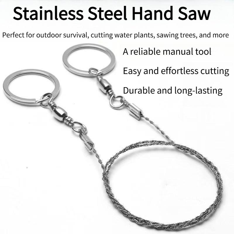 1PC Outdoor Wire Saw Wire Hand Pull Chain Saw, Life Saw Wilderness Survival Equipment Survival Supplies