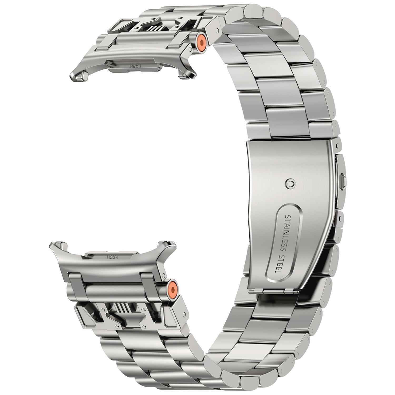 

Для Samsung Galaxy Watch Ultra 47mm Ремінець для годинника Замінний ремінець з нержавіючої сталі Starlight