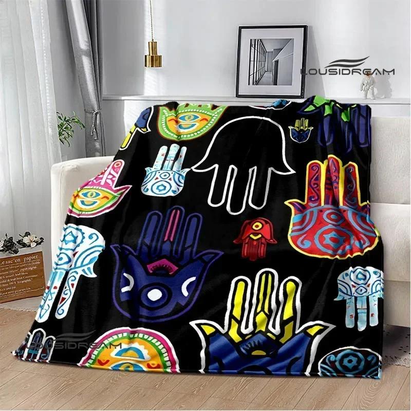 3D Fatima-Hand Aufgedruckte Decken Modische Warme Decke Weiche Und Bequeme Decke Haus Reise Decke Geburtstagsgeschenk