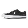 Converse One Star Series Leather Low Top Comfortable Sneakers Unisex Sneakers Black White 163385C