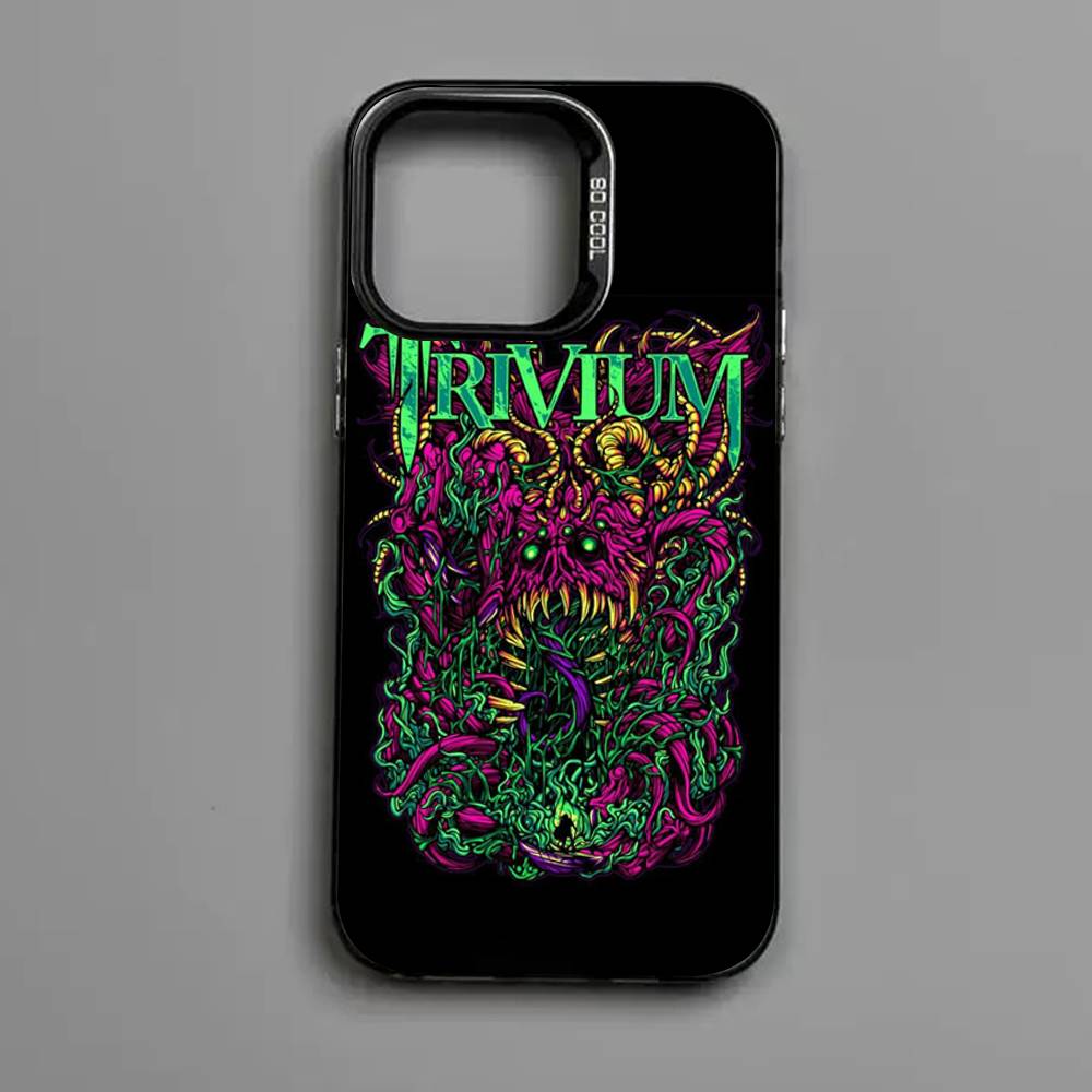 

T-Trivium Band Phone Case For IPhone 17 16 15 14 13 Pro Max Plus Matte Color Back Cover iPhone 14
