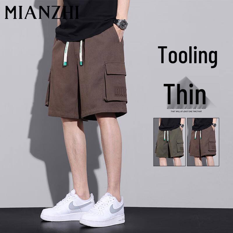 

Men s Summer American Retro Loose Cotton Cargo Shorts 3XL