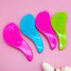 Portable Anti-Knot Hairdressing Comb: Air Cushion, Massage & Curling with Electroplated Finish for Smooth Hair