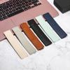 Adjustable Elastic Band Pen Holder Colorful Pu Leather Pen Sleeve Pouch Elastic