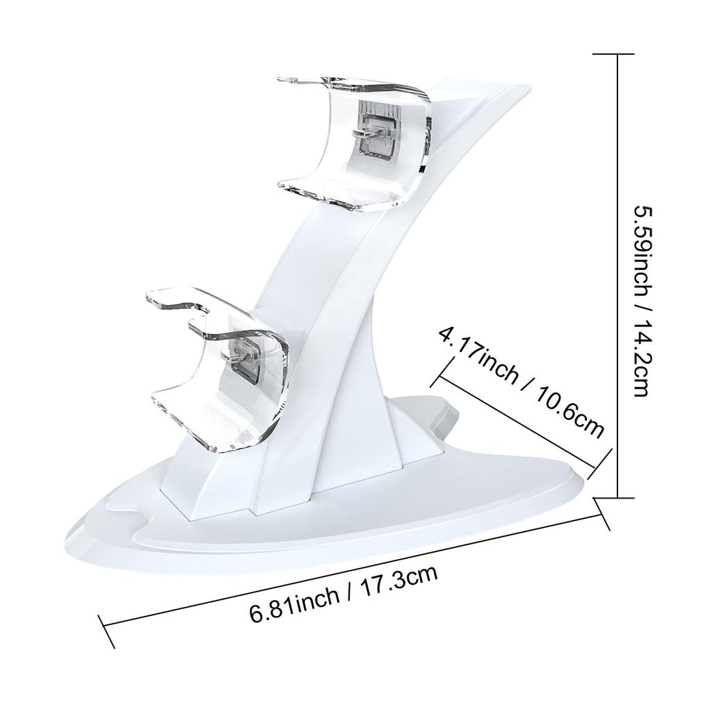 For PS 5 Controller Charging Dock with Indicator Light Gamepad Charging Base Type-C Gamepad Storage Bracket Gift for Friends