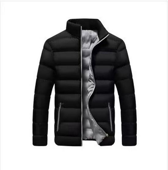 Men's Autumn/Winter Cotton Stand-up Collar Sports Jacket - Warm, Outdoor, Casual Coat