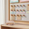 Decorative Drawing Pins Assorted Shapes Wooden Push Easy to Insert Head Thumbtacks for