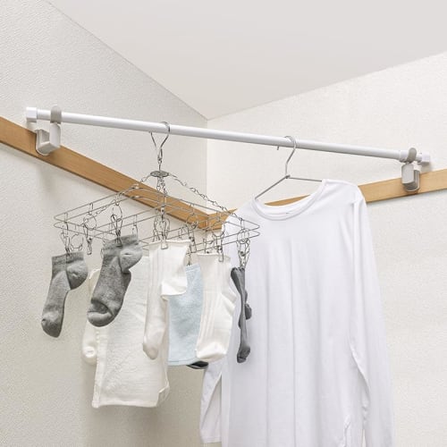 Sekisui Plastics Trading Co., Ltd. Sekisui Telescopic Pole Mini SSM-SW Length 0.96-1.8m