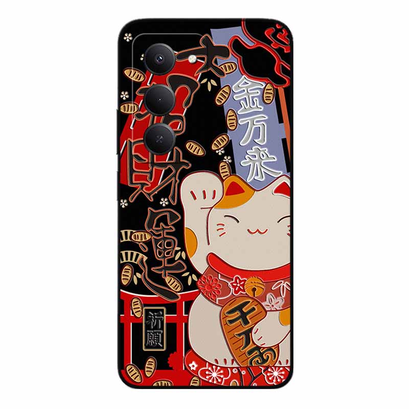 3D Emboss Cases For Redmi 15 5G 4G Relief Emboss Soft Silicone Back Cover For Xiaomi Redmi15 Flower Relief  Funda Redmi 15 4G 5G