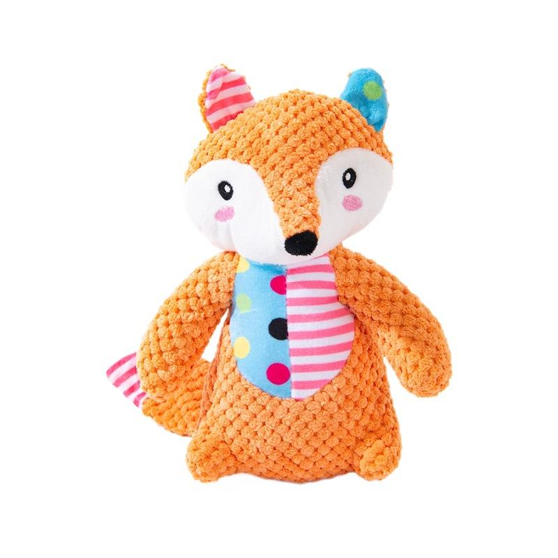 Plush Pet Puppy Toy Fox Elephant Sound-Making Small Dog Toy Pet Supplies