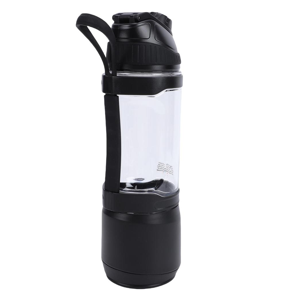 Portable Blender Cup Bottle Cordless USB C Rechargeable Shakes Smoothies 24oz for Travel Gym Black 700ml
