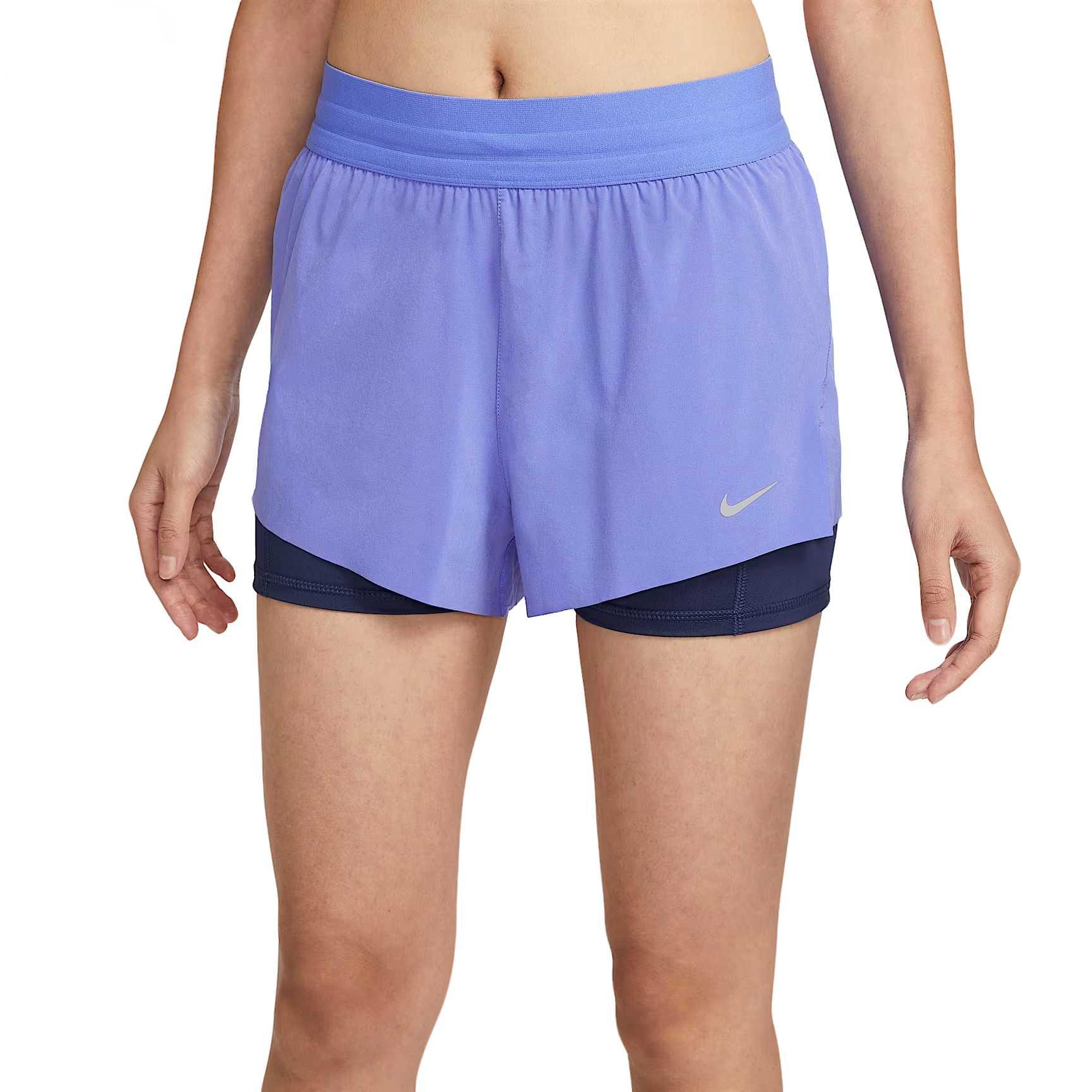 Nike Женские легкие быстросохнущие беговые шорты Dri-Fit Swift HJ5377-570 S