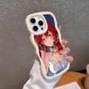 HSR Himeko Wavy Edge TPU Mobile Phone Case for iPhone 17 16 15 14 13 12 11 Air Pro Max Plus Colorful Cover