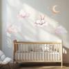 Bunny Wall Stickers On A Cloud - Children'S Room