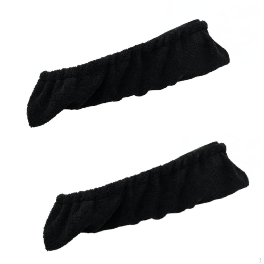 2 Pieces Figure Skate Blade Covers AntiRust Soakers Dampness Wicking Soft Protectors