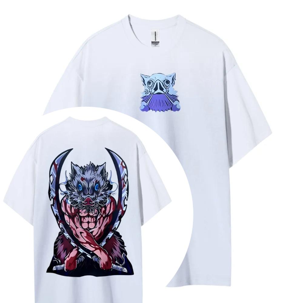 Demon Slayer Printed Short Sleeve Casual Summer Wear Mens Comfortable Clothing Mens Clothing Short Sleeve Half Sleeve Top