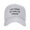 Charli XCX Saved Me Baseball Cap Unisex Women Fashion Sun Hats Hats Adjustable Snapback Caps Sun Hats Summer Caps