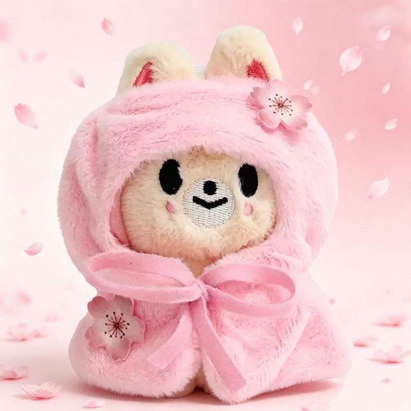 Popular New Product Stray Kids 10cm Plush Doll Cloak Baby Pendant Keychain SKZ Suitable as Christmas and Birthday Gift