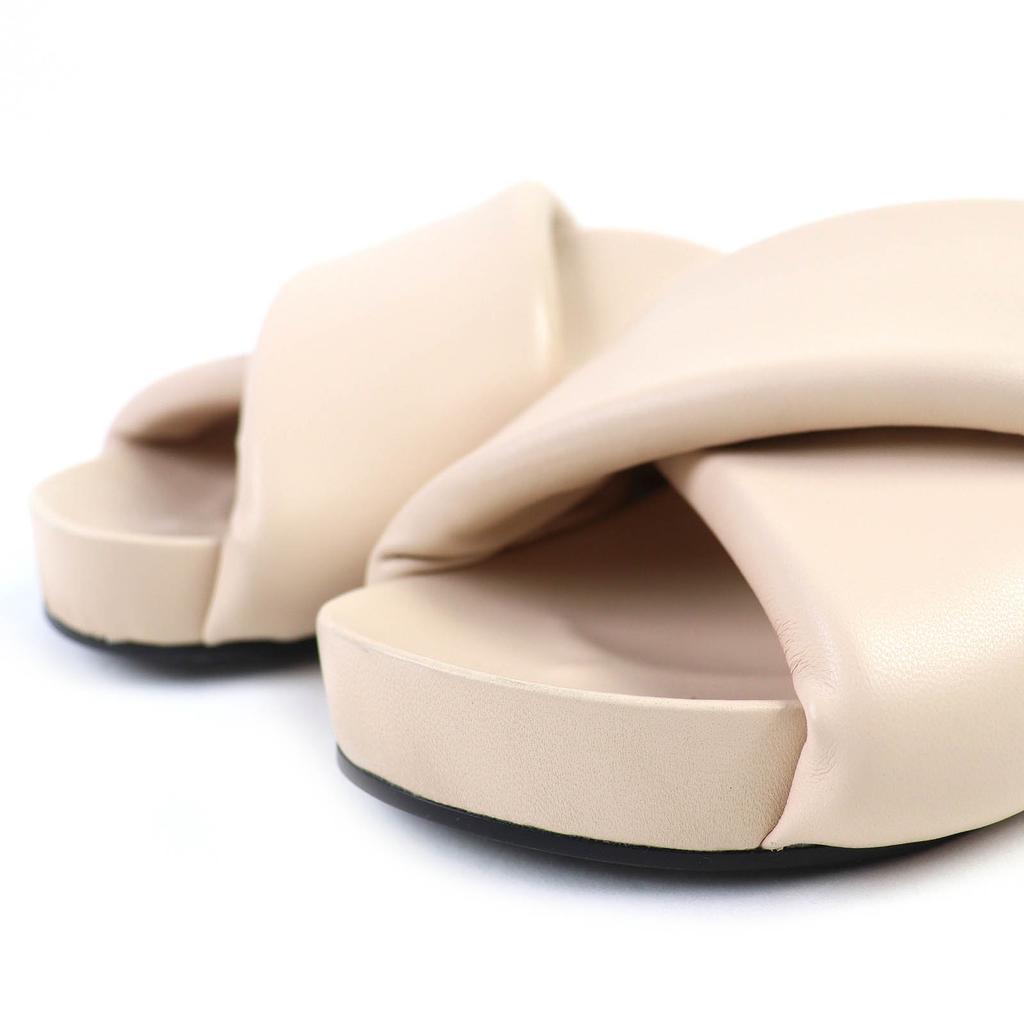 Ausgezeichnete JIL SANDER Riemensandalen aus Nappaleder Damen 36 J15WP0043 Gebraucht