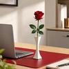 3D Printed Vase, Smooth Surface Burr-free PLA Vase, Modern Hourglass Shape Desktop Ornament for Dining Table Living Room Decoration