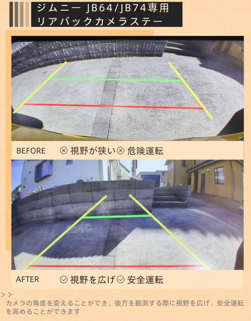 Yootron Jimny JB64 JB74 Dedicated Rear Camera Stand Steel Rear