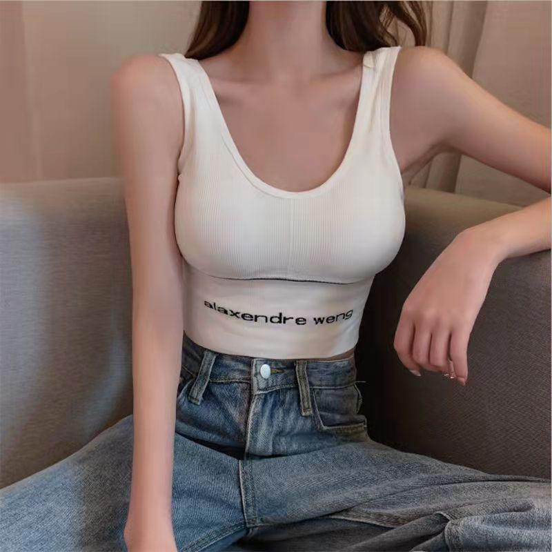 Dámské spodní prádlo Sportovní Jóga Vysoce elastická Vesta s velkým U Bez kostic S push-up efektem Všestranný obal Hrudník Tílko na fitness cvičení