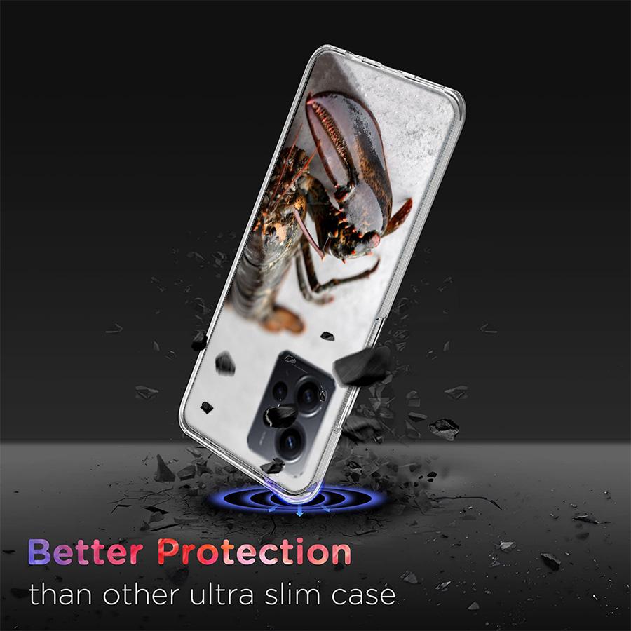 Live Lobster Phone Case For Redmi 12 13C 12C 15C 9 10 10C Note 13 Pro Plus 14 15 Pro 9T 9C 9A TPU Soft Cover Clear Cell Cases Sh