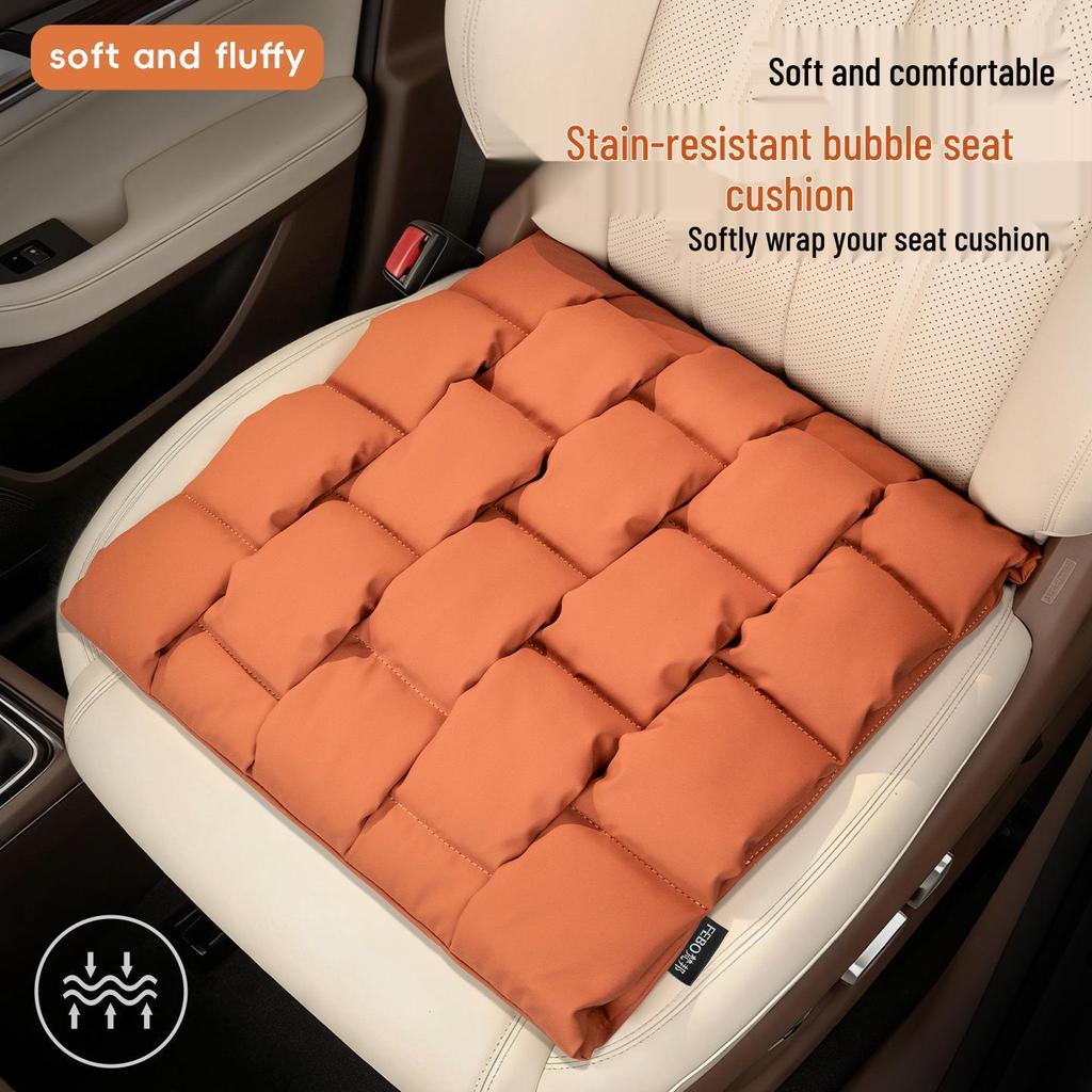 Buick Car Breathable Soft Leather Seat Cushion - Stain Resistant, All-Season, Universal Fit for Driver's Seat