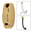 1pc Bathtub Rotating Knob Brass Brushed Gold Overflow Prevention Bath Control Knob Diameter 74mm Bathroom Accessories