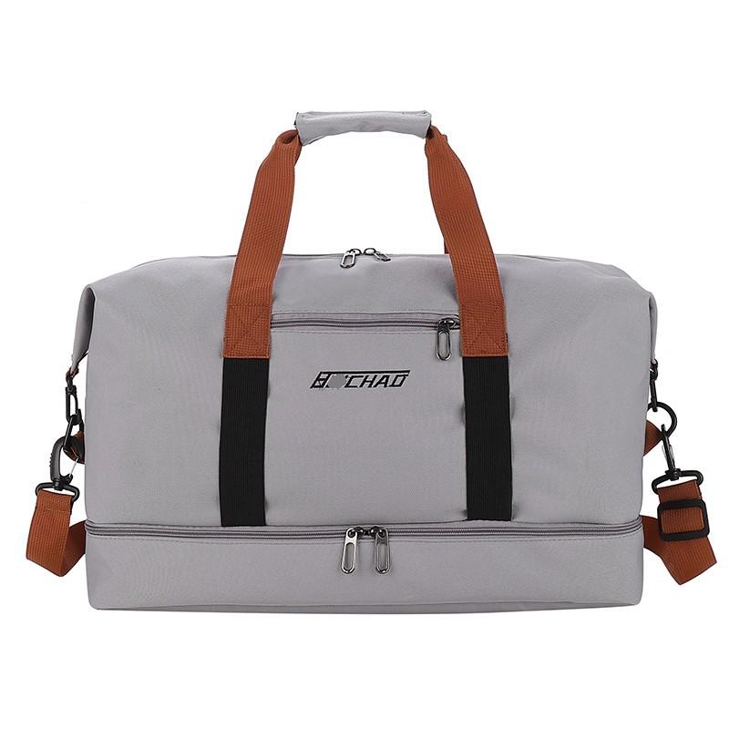 Waterproof Large Capacity Lightweight Travel Bag with Shoe Compartment for Business and Short Trips