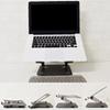 Etsumi PC Stand Folding Aluminum Alloy Gunmetal Up To [Supports 15.6 Inches] VE-2314