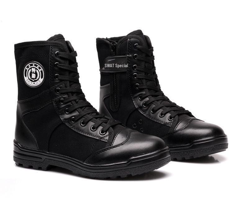 Ultra-Light Breathable Mesh Zipper Workwear Boots for Spring & Summer
