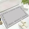 Modern Simple Household Diatom Mud Mat Bathroom Non-slip Mat Toilet Toilet Easy To Dry Absorbent Foot Mat