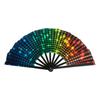 Chinese Style Folding Fan With Plastic Frame For Dance Performances And Gifts