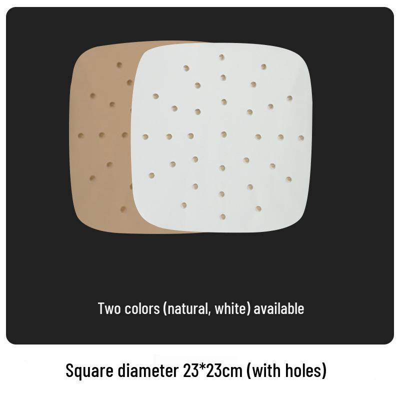 Natural White Disposable Oil-Proof Air Fryer Paper for Baking