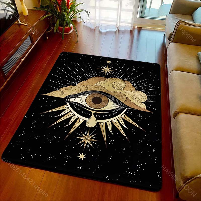 17 Styles Witch Eye Pattern Rug Carpets for Bedroom Living Room Sofa Mat Door Mat Dressing Room Rugs for Gifts