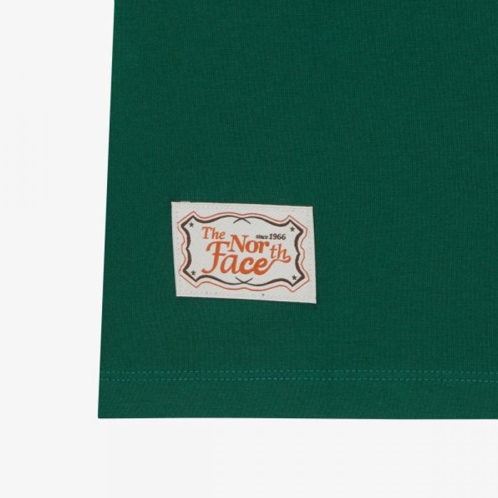 The North Face Kids Camp Out Long Sleeve Tee Jungle Green Nt7tr52t