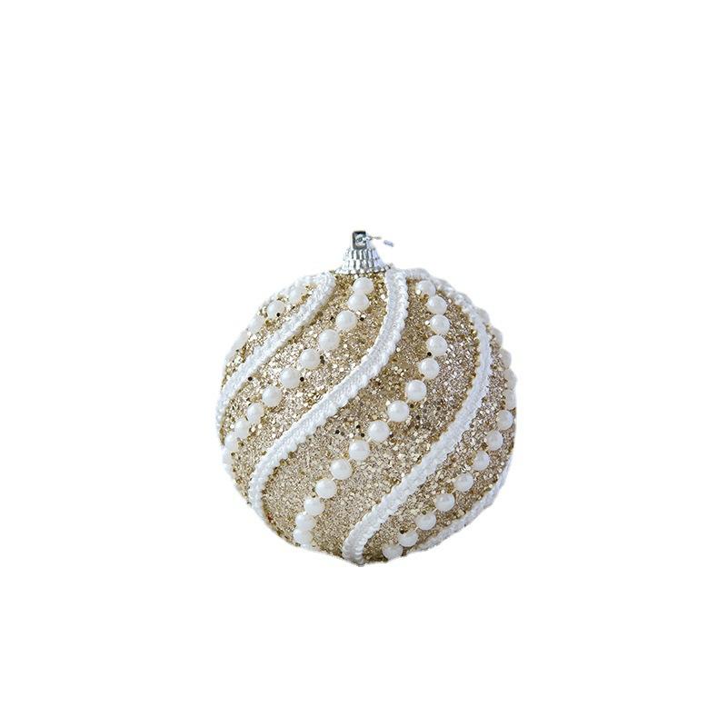 10PCS Christmas Ball, Christmas Tree Pendant Colorful Ball Atmosphere Hanging Decoration Festival Party Decoration Props