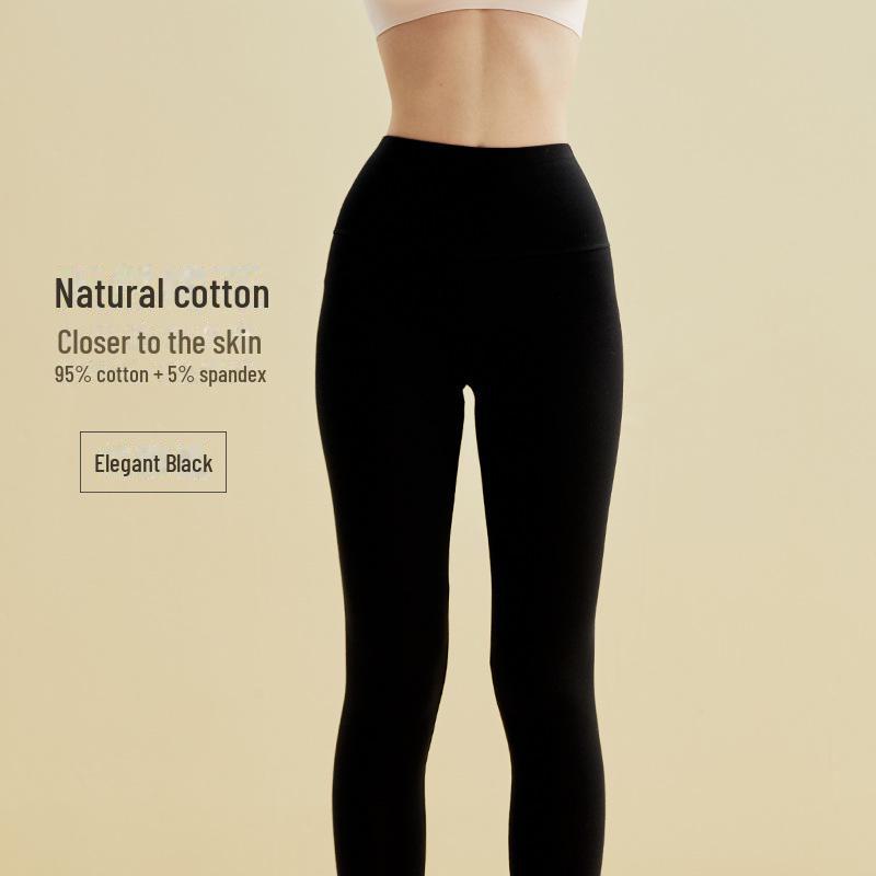 

Новое поступление: Женские теплые хлопковые брюки на осень с высокой талией - тонкие, большого размера, подкладка из чистого хлопка L чёрный