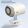 LED Display Car Clip On Fan Adjustable Mini Portable Fan 360 Degree Rotation Waist Clip Electric Fans for Travel Office Walking