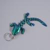 Adorable Multi Jointed Keyrings Creative 3D Printed Gecko Figurine Keychain Unique Backpack Decoration Accessories Gifts